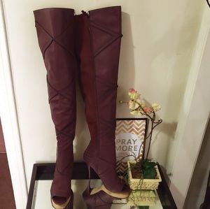 Wide Calf Over the Knee Boots